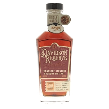 Spirit Hub Select Single Barrel Davidson Reserve Tennessee Straight Bourbon